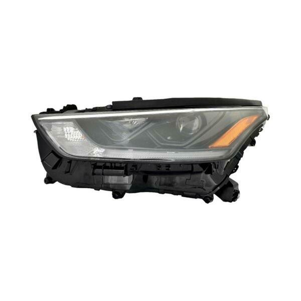 Sherman Parts Driver Side Replacement Headlight for 2021-2022 Toyota Highlander SHETOHIGH20A-150Q-1